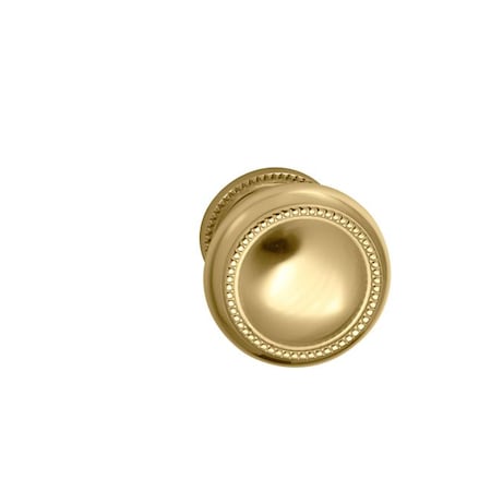 Omnia Knob 1-3/4" Rose Pass 2-3/8" BS T 1-3/4" Doors Bright Brass 443 443/45B.PA1