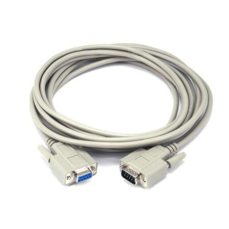 Monoprice Db 9 M/F Molded Cable, 15 ft. 444