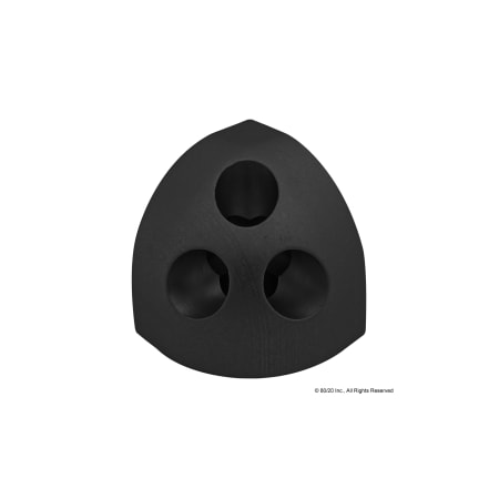 80/20 Black 15 S Rounded Tri Corner 4441-BLACK