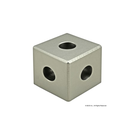 80/20 Tri Corner, Aluminum, Silver, 1 1/2 in 4442