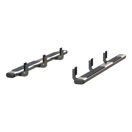 Aries 6" W Polished Stainless Steel Stainless Steel Side Bars with Brackets 4444025