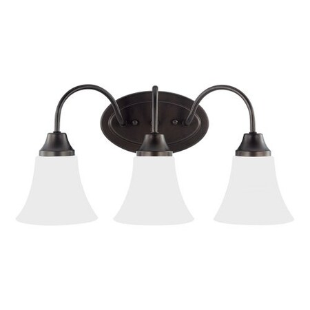 Sea Gull Three Light Wall/Bath, Heirloom Bronze, Width: 18" 44807-782