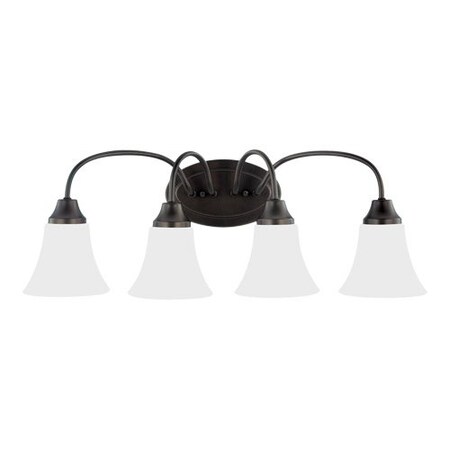 Sea Gull Four Light Wall/Bath, Heirloom Bronze, Height: 9" 44808-782