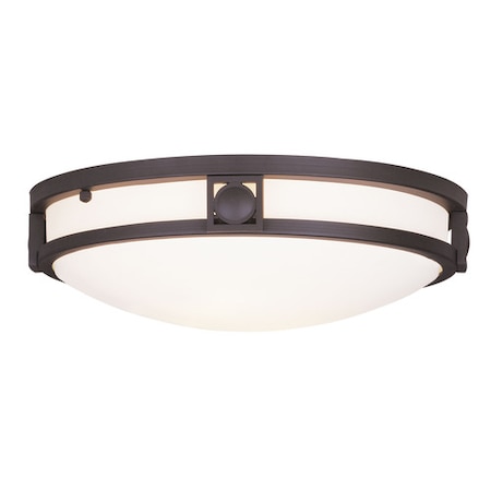 Livex Lighting Titania 2 Light Bronze Ceiling Mount 4487-07