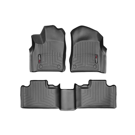 Weathertech Car Floor Liners, Black, Jeep 449301-443242