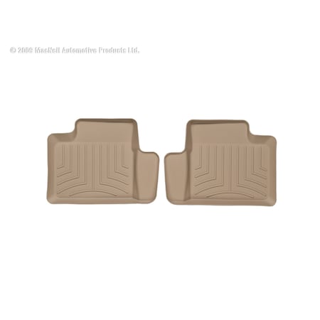 Weathertech Rear FloorLiners, Tan, 450162 450162