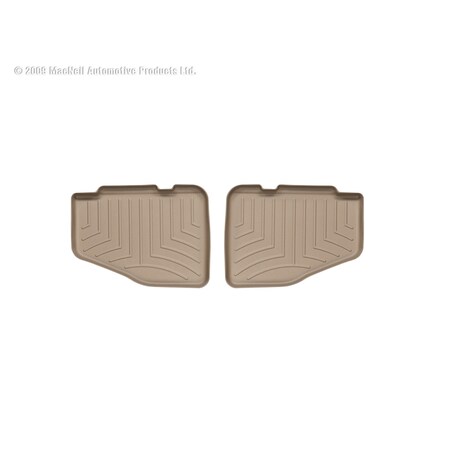 Weathertech Rear FloorLiners, Tan, 450422 450422