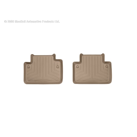 Weathertech Rear FloorLiners, Tan, 450532 450532
