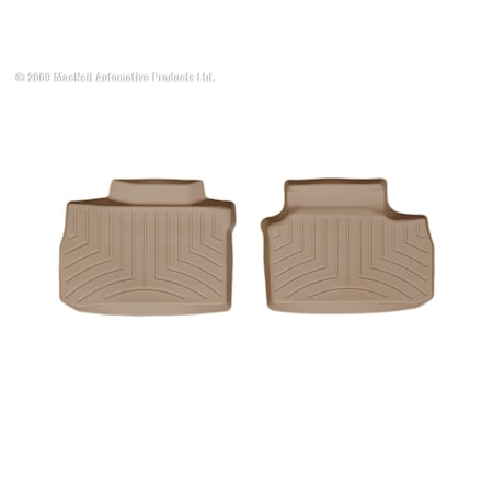 Weathertech Rear FloorLiners, Tan, 450692 450692