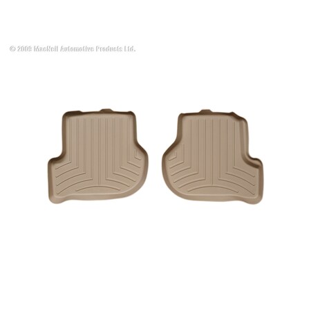 Weathertech Rear FloorLiners, Tan, 450802 450802