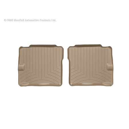 Weathertech Rear FloorLiners, Tan, 450942 450942