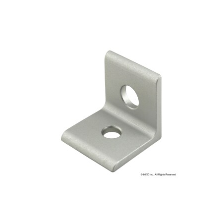 80/20 InsideCornerBracket, Alum, Silver, 1in, 1in 4509