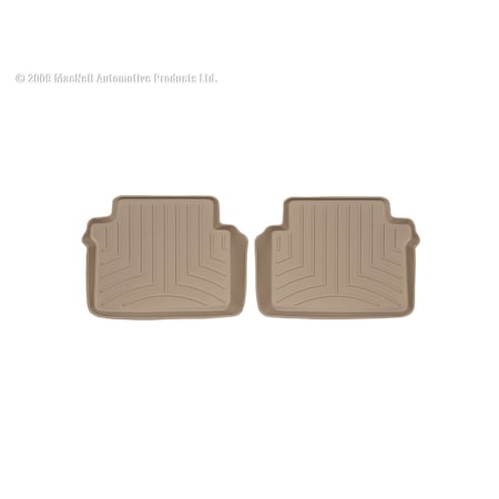 Weathertech Rear FloorLiners, Tan, 451062 451062