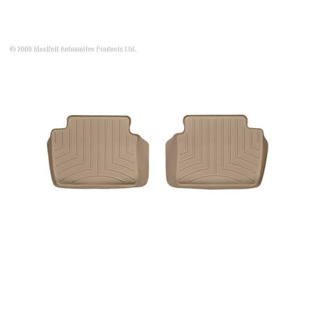 Weathertech Rear FloorLiners, Tan, 451272 451272