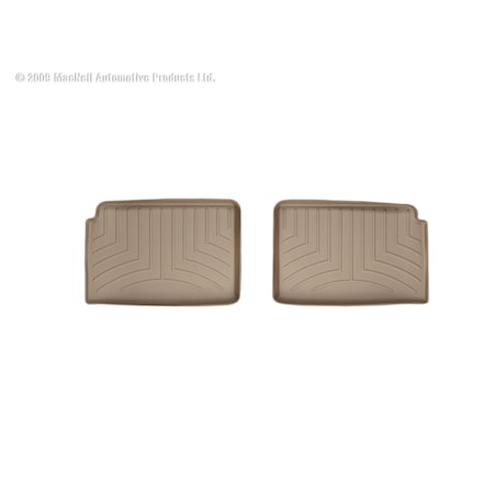 Weathertech Rear FloorLiners, Tan, 451452 451452