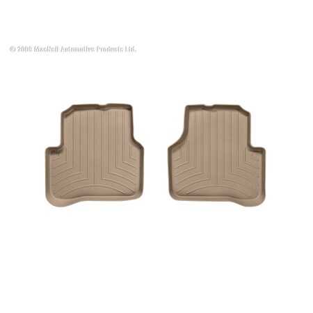 Weathertech Rear FloorLiners, Tan, 451672 451672
