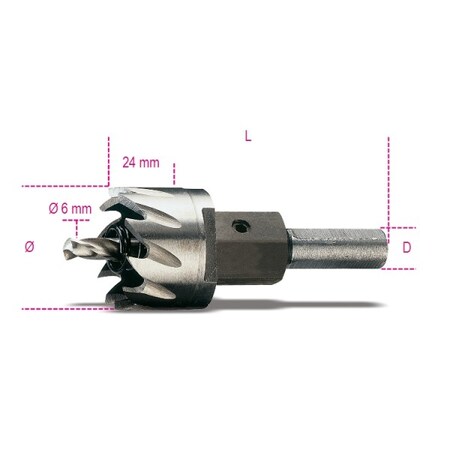 Beta 32mm High Speed Steel Hole Cutter 004510032
