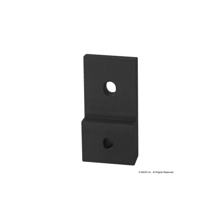 80/20 Blk 15S To 10S 2 Hole Ctr Trans Strip 4521-BLACK