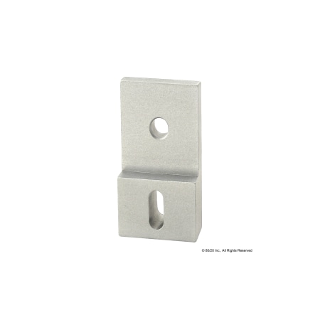 80/20 TransitionStrip, Alum, Silver, 21/2in, 1/2in 4522