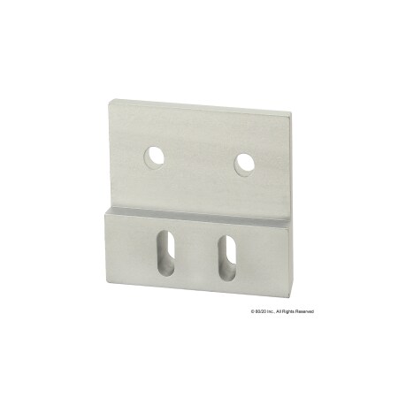 80/20 TransitionStrip, Alum, Silver, 21/2in, 1/2in 4524