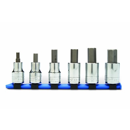 Wright Tool Set 1/2" Dr 6 Pc Set - Hex Bit Skts w/St 453