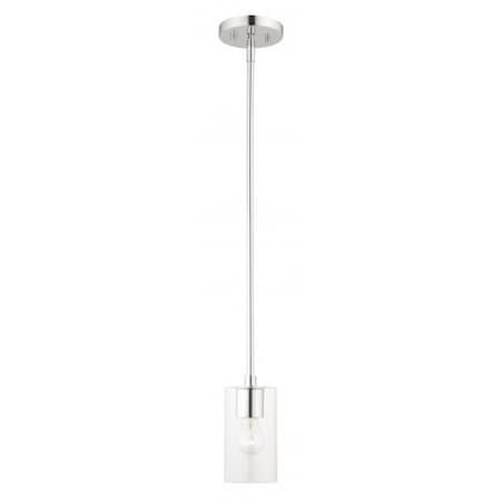 Livex Lighting Polished Chrome Pendant, 1 Light 45477-05