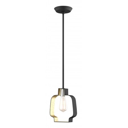 Livex Lighting Black with Brushed Nickel Accents Pendan 45511-04
