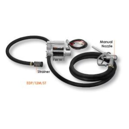 Groz Diesel Pump, Electric, Manual Nzzl, 12V DC 45531