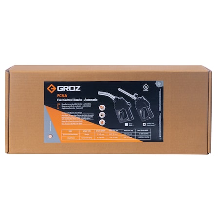 Groz Fuel Control Nozzle, Auto, 3/4" 45570