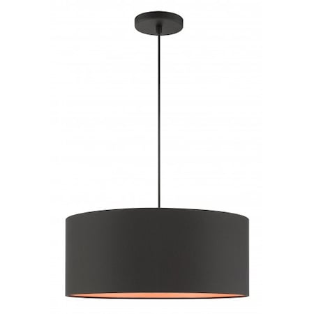 Livex Lighting BlackPendant, 3 Light 45610-04