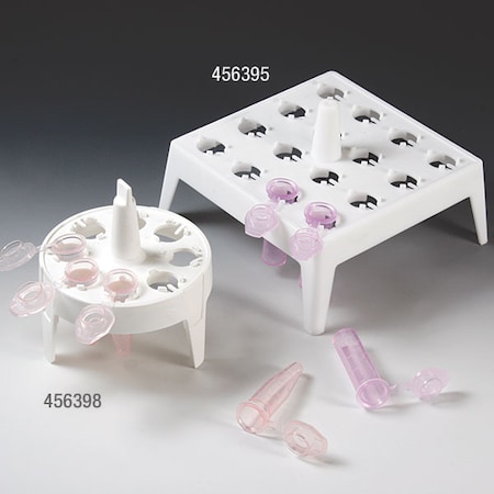 Globe Scientific Float Rack For 1.5mL Tubes, Square, PK4 456395