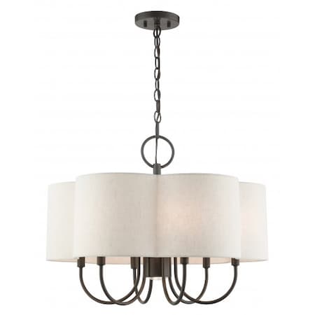 Livex Lighting English BronzeChandelier, 7 Light 45807-92