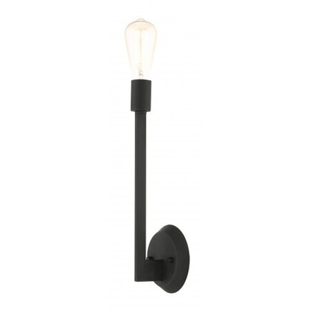 Livex Lighting Black Sconce, 1 Light 45839-04