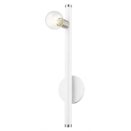 Livex Lighting White Wall Sconce, 1 Light 45861-03