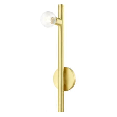 Livex Lighting Satin BrassWall Sconce, 1 Light 45861-12