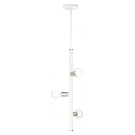 Livex Lighting White Pendant, 3 Light 45863-03