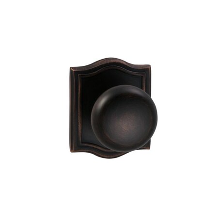 Omnia Knob with Arched Rose Dummy Pair Knob Tuscan Bronze 458 458AR/0.PDTB