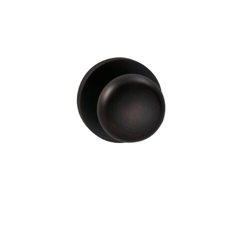 Omnia Knob with Modern Rose Single Dummy Knob Tuscan Bronze 458 458MD/0.SDTB