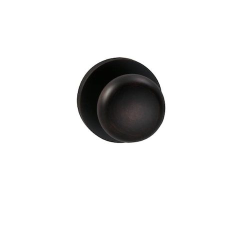Omnia Knob Modern Rose Priv Knob 2-3/4" BS Full Lip Strike Tuscan Bronze 458 458MD/234F.PRTB
