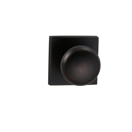 Omnia Knob Square Rose Priv Knob 2-3/4" BS Full Lip Strike Tuscan Bronze 458 458SQ/234F.PRTB