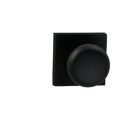 Omnia Knob Square Rose Priv Knob 2-3/8" BS T Strike Oil Rubbed Bronze 458 458SQ/238T.PR10B