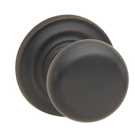 Omnia Knob Traditional Rose Pass Knob 2-3/8" BS T Strike Tuscan Bronze 458 458TD/238T.PATB