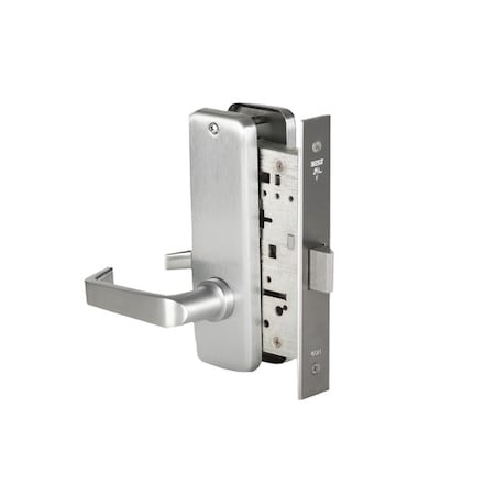 Best Mortise 45H Lock, Privacy, Lever, Escutcheon, Satin Chrome AM, RH 45H0L15J626AMRH