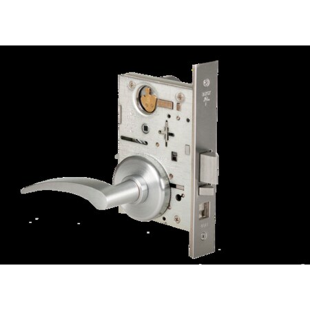Best Mortise 45H Lock, Office, Lever, Rose, Satin Chrome, RH 45H7A17H626RH