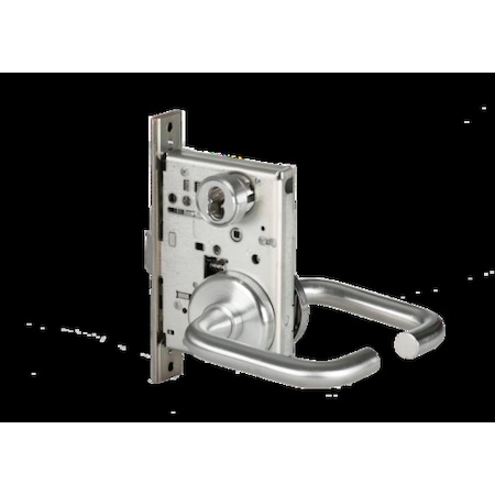Best Mortise 45H Lock, Office, Lever, Rose, Satin Chrome, RH 45H7A3H626RH