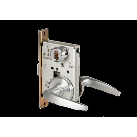 Best Mortise 45H Lock, Entry, Lever, Rose, Satin Chrome AM, RH 45H7AB16H626AMRH