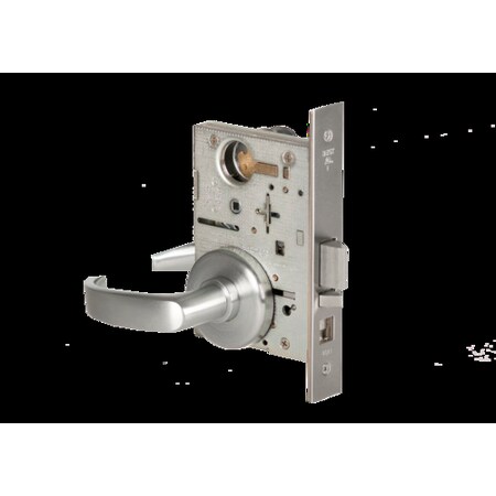 Best Mortise 45H Lock, Storeroom, Lever, Rose, Satin Chrome AM, RH 45H7D14H626AMRH