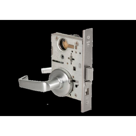 Best Mortise 45H Lock, Classroom, Lever, Rose, Satin Chrome, LH 45H7R15H626LH