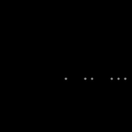 80/20 Black 45-4590 X 640mm 45 Degree Support 45-2560-BLACK