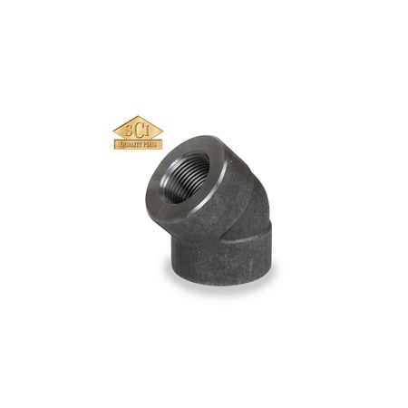 Smith-Cooper Thrd 45 Elbow, Forged, 3000, 1/2" 4308000506